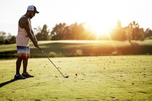Golfing